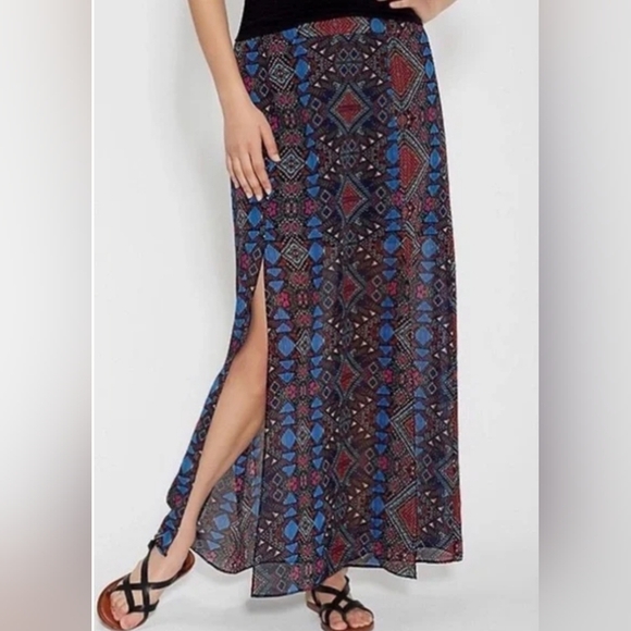 maurices printed maxi skirt - Picture 1 of 6